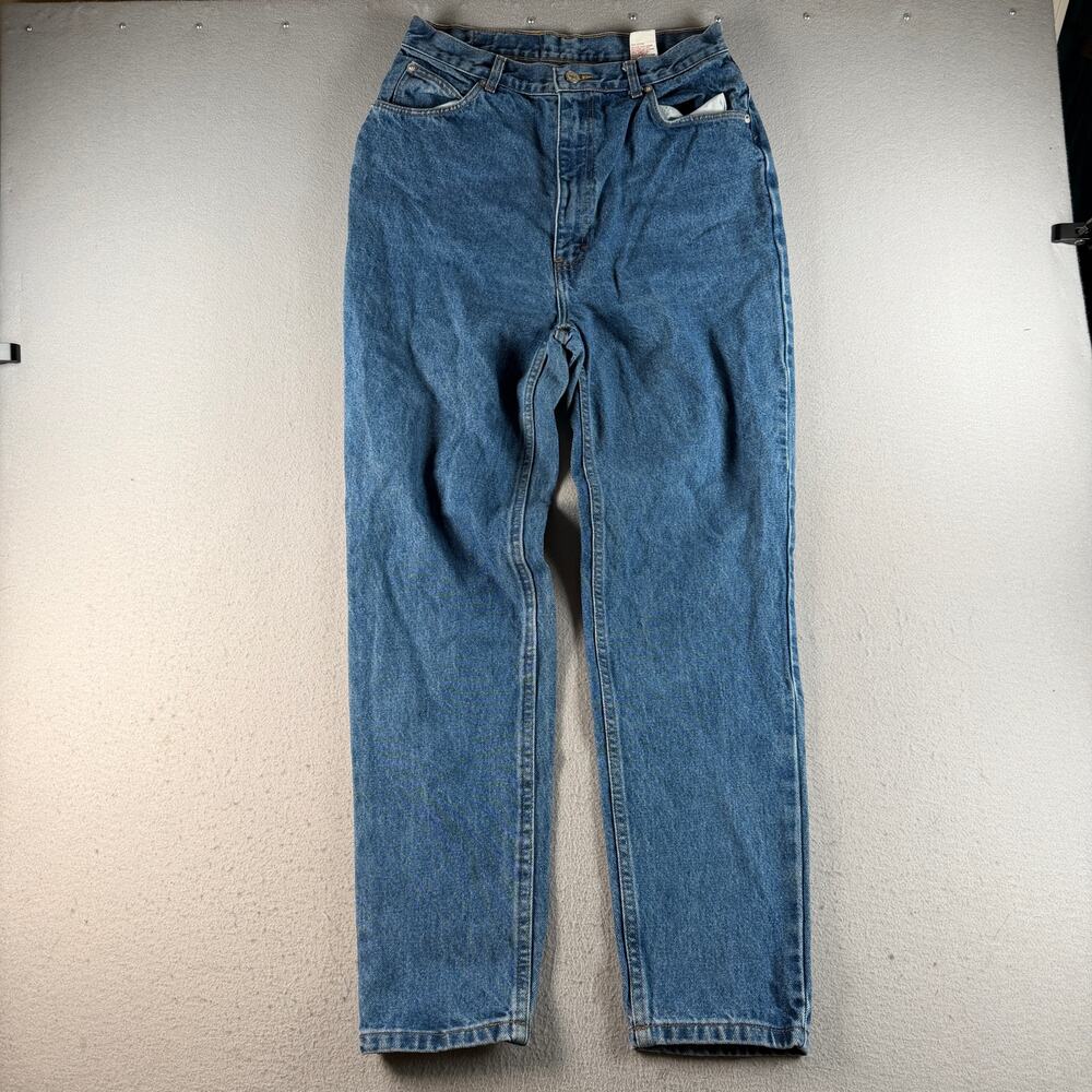 Vintage Jordache Basics Women's Jeans Size 16 30 Blue High Rise 100% Cotton